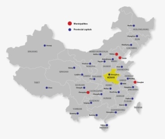 Map Of China Gray, HD Png Download, Transparent PNG