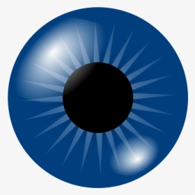 Dark Blue Eye Svg Clip Arts - Blue Eye Clip Art, HD Png Download, Transparent PNG