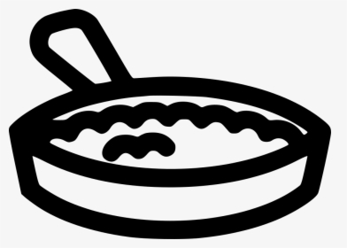 Transparent Rice Clipart Black And White - Fried Icon Png, Png Download, Transparent PNG