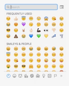 Mac Emoji Keyboard - Gdzie Jest Ogien W Emoji, HD Png Download, Transparent PNG