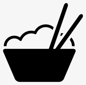 Bowl With And Chopsticks - Bowl And Chopsticks Transparent, HD Png Download, Transparent PNG