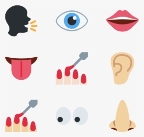 104 Emoji Icon Packs - Parts Of The Body Png, Transparent Png, Transparent PNG