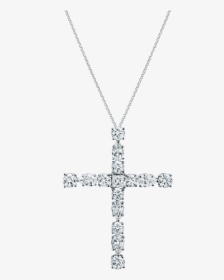 Symbols By Harry Winston, Small Diamond Madonna Cross - Cross, HD Png Download, Transparent PNG