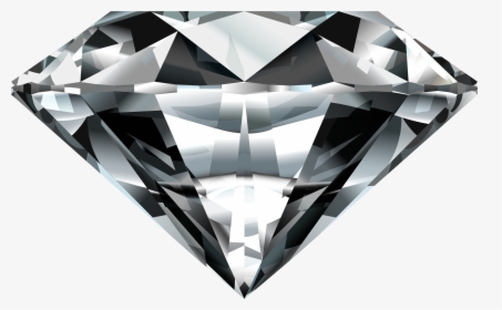 The Diamond ~ Symbol Of Durability - Diamond On Black Background, HD Png Download, Transparent PNG