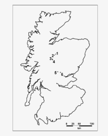 Map Of Scotland, HD Png Download, Transparent PNG