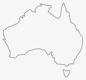 Clipart - Australia Outline - Australia Outline Png, Transparent Png, Transparent PNG