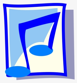 Music, Note, Blue, Sheet, Sign, Icon, Fast, Sound, - Signo De Musica Azul, HD Png Download, Transparent PNG