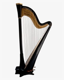 Black Harp - Harp Transparent Background, HD Png Download, Transparent PNG
