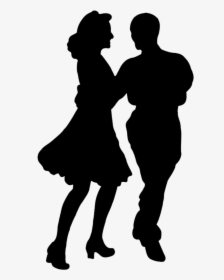 Download Free Illustration Of Dance Silhouette Couple - Couple Dance Silhouette, HD Png Download, Transparent PNG