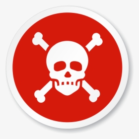 Caution Clipart Toxic Sign - Red Poison Sign, HD Png Download, Transparent PNG