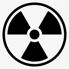 Toxic Symbol Png -biohazard Symbol Clipart Nuclear - Radiation Symbol Black And White, Transparent Png, Transparent PNG