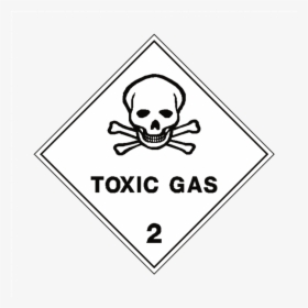 Toxic Gas 2 Label - Toxic Gas 2 Symbol, HD Png Download, Transparent PNG