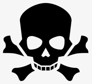 Bones, Danger, Death, Pirate, Poisonous, Skull, Toxic - Skull And Crossbones Png, Transparent Png, Transparent PNG
