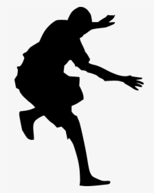 Dance, Man, Black, People, Guy, Silhouette, Male - Person Jumping Silhouette Png, Transparent Png, Transparent PNG