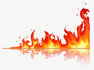 Transparent Flame Silhouette Png - Flame Vector, Png Download, Transparent PNG