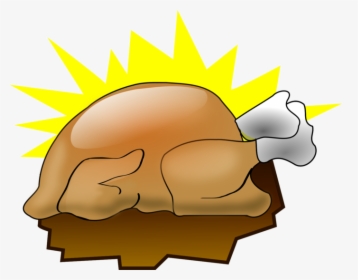 Cooked Turkey Clipart Bclipart Png - Turkey Cartoon Drawing Thanksgiving, Transparent Png, Transparent PNG