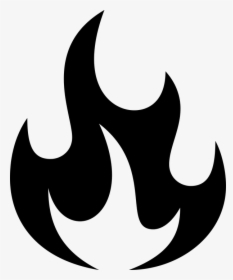 Fire, Flame, Heat, Hot, Ideas - Black And White Fire Clip Art, HD Png Download, Transparent PNG