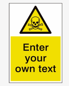 Toxic Material Custom Hazard Sticker - Vehicles Reversing Warning Sign, HD Png Download, Transparent PNG