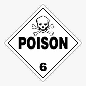Poison - Poison Gas Placard, HD Png Download, Transparent PNG