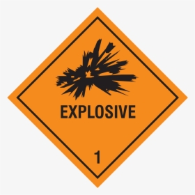 Hazardous Goods Labels & Placards - Dangerous Goods Class 9 Explosive, HD Png Download, Transparent PNG