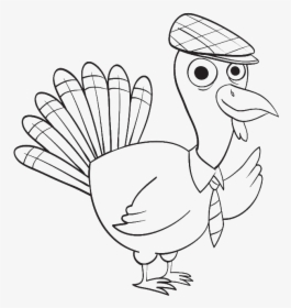 Transparent Funny Turkey Png - Cartoon, Png Download, Transparent PNG