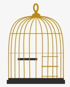 Collection Of Free Birdcage Drawing Trapped Bird - Bird Cage Vector Png, Transparent Png, Transparent PNG