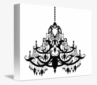 Light Chandelier Silhouette Throw Pillows Clip Art, HD Png Download, Transparent PNG