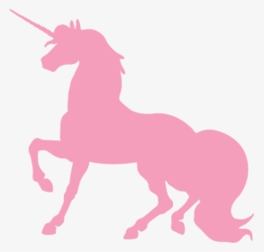 Pink Unicorn Silhouette Png, Transparent Png, Transparent PNG