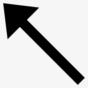 Arrow Computer Icons Clip Art - Arrow Pointing Up And To The Left, HD Png Download, Transparent PNG