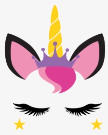 Unicorn Face Free Printable, HD Png Download, Transparent PNG