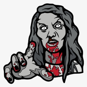 Zombie, Horror, Enamel Pin, Night Of The Living Dead, - Illustration, HD Png Download, Transparent PNG