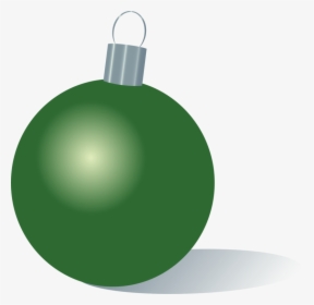 Green Christmas Ornament Clipart, HD Png Download, Transparent PNG