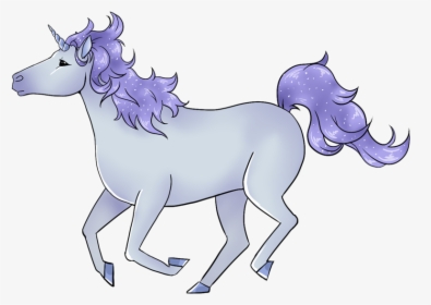 Free Violet Unicorn Clip Art - Unicorn Free Art, HD Png Download, Transparent PNG