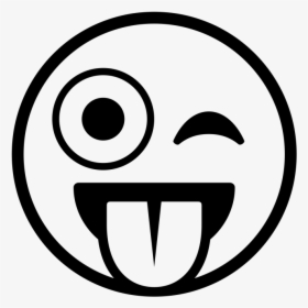 Emoticons Preto E Branco Png - Emoji Coloring Pages, Transparent Png, Transparent PNG