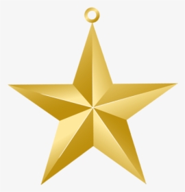 Gold Star Christmas Ornament - Texas State Rising Star, HD Png Download, Transparent PNG