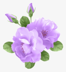 Rose Clip Art Vector - Purple Rose Transparent Background, HD Png Download, Transparent PNG