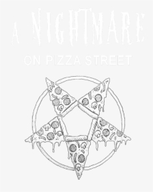 A Nightmare On Pizza Street - Satanic Pizza, HD Png Download, Transparent PNG