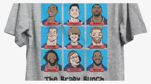 Brady Bunch T Shirts - Bill Belichick T Shirt Faces, HD Png Download, Transparent PNG
