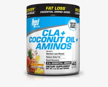 Cla Coconut Oil Aminos Supplement Facts - Bpi Sports Cla Carnitine, HD Png Download, Transparent PNG