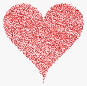 Heart, Love, Scribble, Effect, Romance, Passion - Love Heart Background Transparent, HD Png Download, Transparent PNG