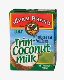 Ayam Brand Trim Coconut Milk 200ml - Ayam Brand Trim Coconut Milk, HD Png Download, Transparent PNG