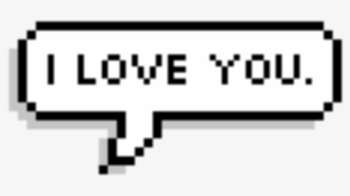I Love You, Overlay, And Speech Bubbles Image - Aesthetic Speech Bubble Transparent, HD Png Download, Transparent PNG