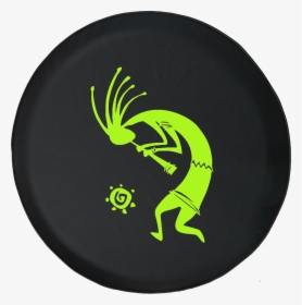 Kokopelli Flute Tribal Sun Offroad Jeep Rv Camper Spare, HD Png Download, Transparent PNG