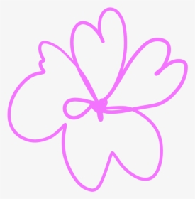 Flower1-01 - Line Art, HD Png Download, Transparent PNG