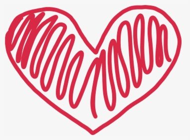 Borders And Frames Heart Doodle Clip Art - Heart Shape Doodle Png, Transparent Png, Transparent PNG