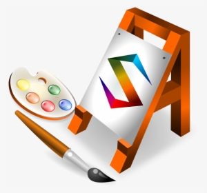Arts, Artistic, Artist, Painter, Paintbrush - Web Design Clipart Png, Transparent Png, Transparent PNG