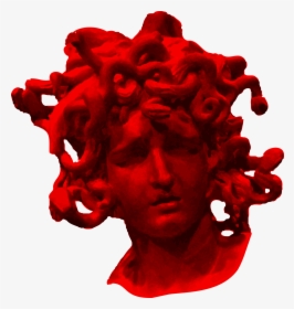 Red Medusa Clip Arts - Medusa Head Png, Transparent Png, Transparent PNG