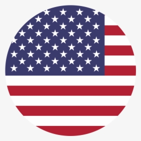 The United States Flag Round Png - Usa Flag Round Vector, Transparent Png, Transparent PNG