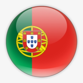 Portugal Flag Circle Png, Transparent Png, Transparent PNG