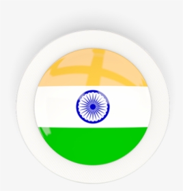 Indian Flag Circle Png - India Flag Round Icon Png, Transparent Png, Transparent PNG